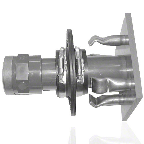 PVC-U Wanddurchf&uuml;hrung PVC-U, H&uuml;lsend&uuml;bel Stahl verzinkt