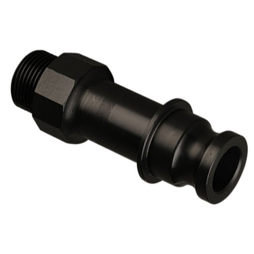 PE-el Gewindenippel mit Camlock-Vaterteil, elektrisch leitf&auml;hig, EPDM Dichtung