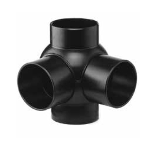 PE-Abfluss, Kugelabzweig 88,5&deg;, Typ 1 (90&deg;)