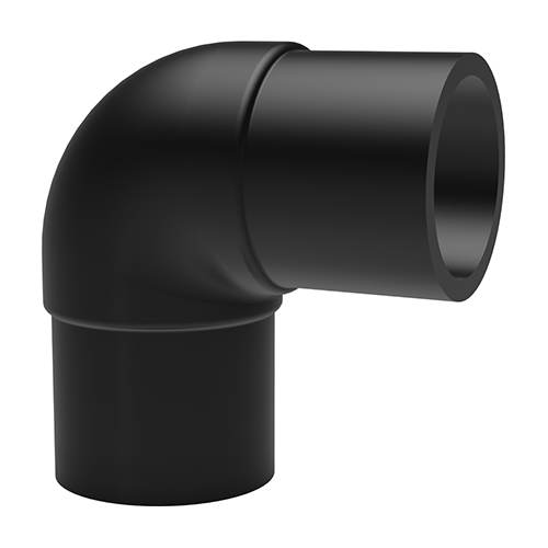 Winkel 90&deg;, PE 100, SDR 17, lang